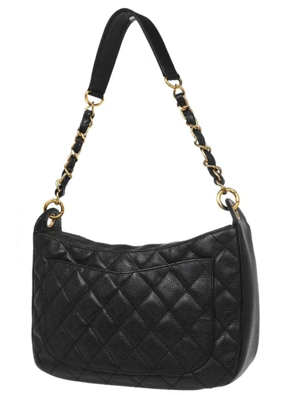Chanel Black Calfskin Hobo Handbag 196932 - Picture 2 of 16
